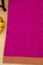 Paithani Silk Magenta Saree With Muniya Buttis Body