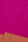 Paithani Silk Magenta Saree With Muniya Buttis Body