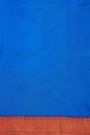 Paithani Silk Royal Blue Saree With Muniya Buttis Body