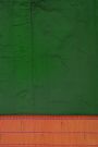 Paithani Silk Bottle Green Saree With Muniya Buttis Body