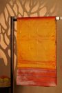 Paithani Silk Mustard Saree With Muniya Buttis Body