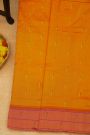 Paithani Silk Mustard Saree With Muniya Buttis Body
