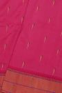 Paithani Silk Pink Saree With All Over Muniya Buttis Body And Double Muniyas Border