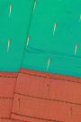 Paithani Silk Sea Green Saree With Muniya Buttis Body
