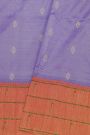 Paithani Silk Lilac Saree With Muniya Buttis Border
