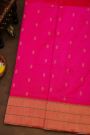 Paithani Silk Pink Saree With Triple Muniya Border