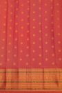 Gadwal Silk Dual Colour Saree With Florals And Buttis Body