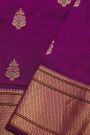 Narayanpet Silk Purple Saree With Florals And Buttis Body