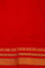 Narayanpet Silk Off White Saree With Diamonds In Zari Border
