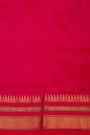 Narayanpet Silk Bottle Green Saree With Diamonds In Zari Border