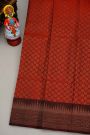 Coimbatore Silk Maroon Saree With All Over Buttis In Body Diamonds In Border