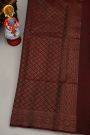 Coimbatore Silk Maroon Saree With All Over Buttis In Body Diamonds In Border