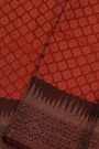 Coimbatore Silk Maroon Saree With All Over Buttis In Body Diamonds In Border