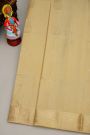 Coimbatore Silk Cream Saree With Florals And Buttis Body