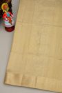 Coimbatore Silk Cream Saree With Florals And Buttis Body