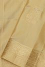 Coimbatore Silk Cream Saree With Florals And Buttis Body