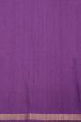 Coimbatore Silk Purple Saree With Florals And Butterfly Buttis Border
