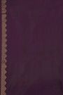 Coimbatore Silk Dark Purple Saree With Florals And Buttis Body