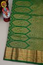 Coimbatore Silk Maroon Saree With Florals And Leaves Border