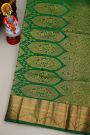 Coimbatore Silk Purple Saree With All Over Zari Florals And Leaves Border