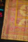 Kancheepuram Tissue Gold Meenakari Saree With Designer Elephants Border