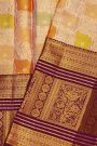 Kancheepuram Tissue Saree With Silver And Multi-Colour Weaving