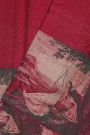 Kancheepuram Silk Wine Colour Saree With Florals And Human Motifs Border