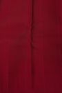 Kancheepuram Silk Wine Colour Saree With Florals And Human Motifs Border