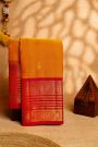 Coimbatore Soft Silk Orange Saree