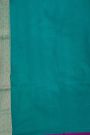 Banarasi Silk Sea Green Saree With Floral And Bird Body
