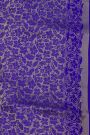 Banarasi Silk Violet Saree With Zig-Zag Lines In Zari Border