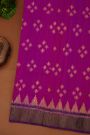Patola Silk Dual Colour Saree With Zari Lines Border