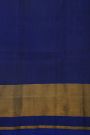 Patola Silk Royal Blue Saree With Florals And Leaves Jaal Border