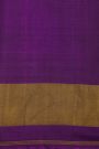Patola Silk Violet Saree With Florals And Elephants Body
