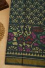 Patola Silk Dual Colour Saree With Florals And Leaves Body