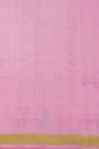 Patola Silk Pink Saree With Cross Checks Body