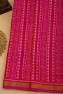 Patola Silk Purple Saree With Floral Buttis In Curvy Shapes Body