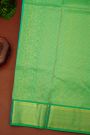 Kancheepuram Silk Rani Pink Saree With Thread Embroidery Work Body