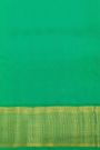 Kancheepuram Silk Rani Pink Saree With Thread Embroidery Work Body