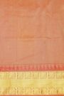 Venkatagiri Silk Light Yellow Saree With Florals And Elephants Border