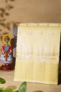 Venkatagiri Silk Off White Saree With Floral And Leaf Jaal Border