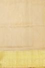 Venkatagiri Silk Beige Saree With Floral And Parrot Body
