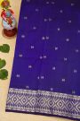 Venkatagiri Silk Royal Blue Saree With Arrow Buttis Body