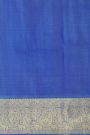 Venkatagiri Silk Navy Blue Saree With Florals And Paisleys Border