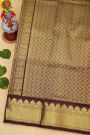 Venkatagiri Silk Multi-Colour Saree With Zig-Zag Lines And Florals Border