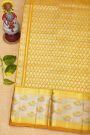 Venkatagiri Silk Red Saree With Florals And Parrots Border