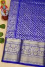 Venkatagiri Silk Dual Colour Saree With Florals And Peacocks Border