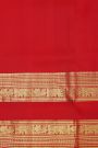 Venkatagiri Silk Pink Saree With Checks And Floral Buttis Body