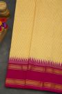 Ikat Silk Multi-Colour Saree With Multi-Coloured Checks Body