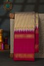 Ikat Silk Multi-Colour Saree With Multi-Coloured Checks Body